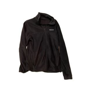Columbia ZIp Up Charcoal Gray Fleece Mens L